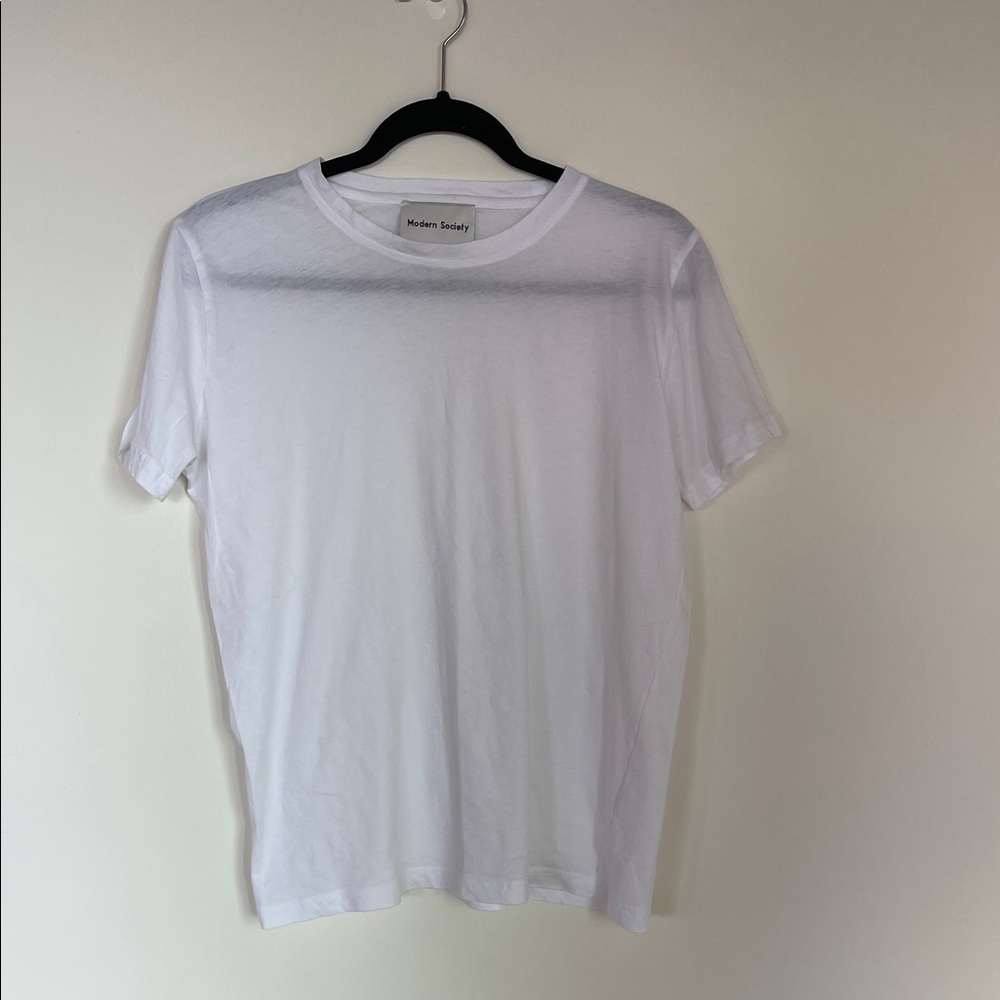 Modern Society white t